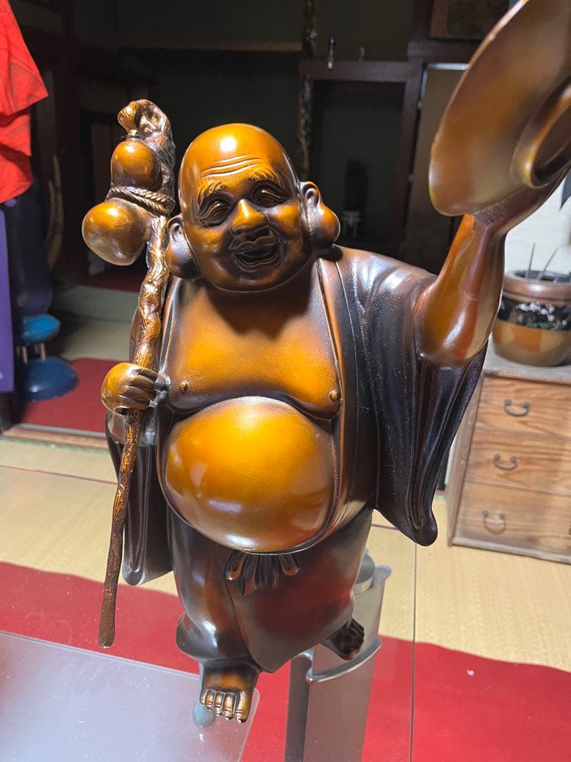笑顔の仏像 約30cm