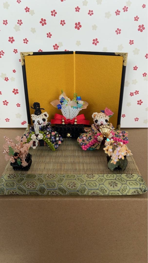 ひな祭り(ビーズ完成品)