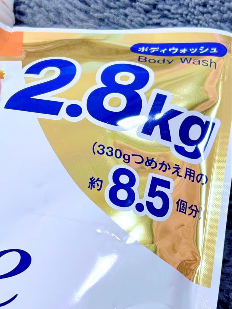 Dove　ボディウォッシュ　シアバター&バニラ　大容量　詰替　2.8kg 4袋