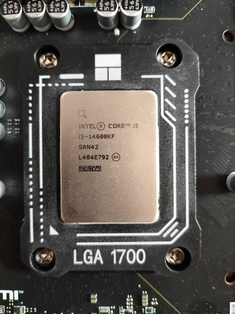i5-14600KF＋マザーボード（ATX・DDR5）＋反り防止フレーム