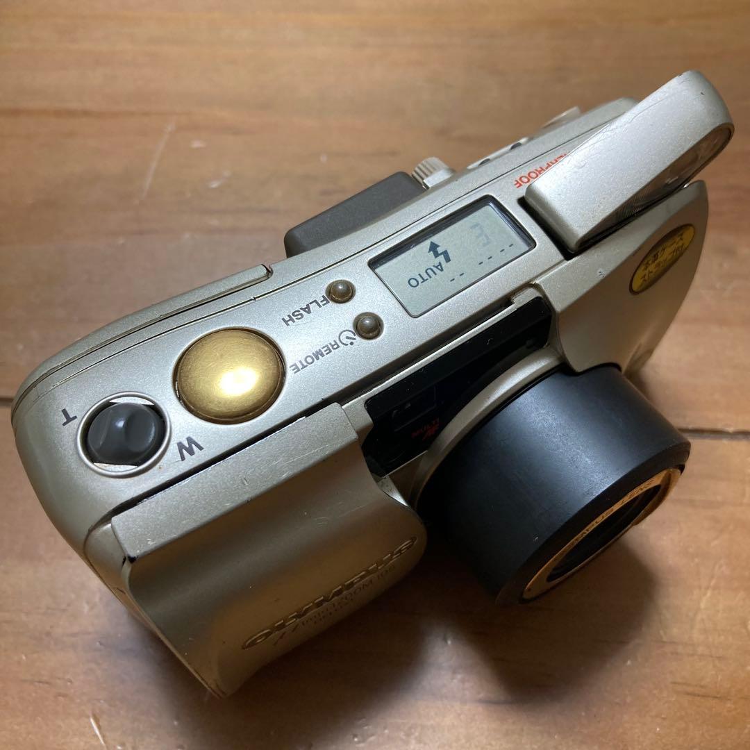 OLYMPUS μ ZOOM 105 DELUXE シルバー フィルムカメラ