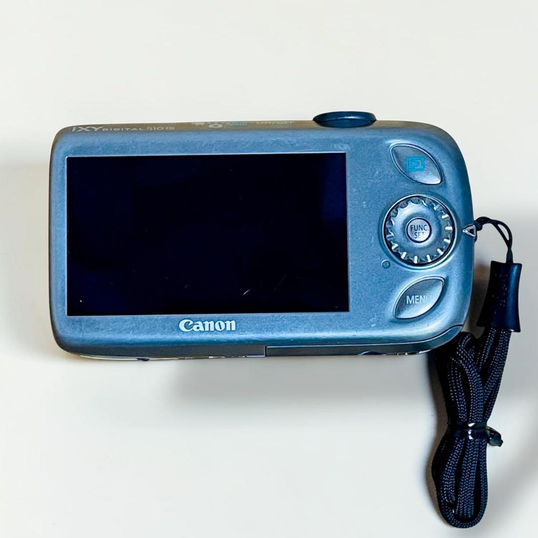 【美品】Canon キャノン IXY 510 IS デジカメ シルバー 箱あり