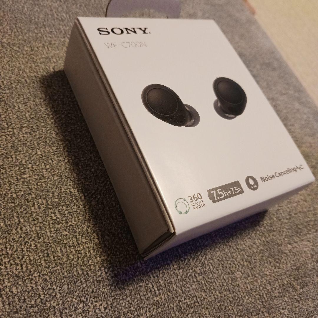 SONY ワイヤレスイヤホン WF-C700N ブラック