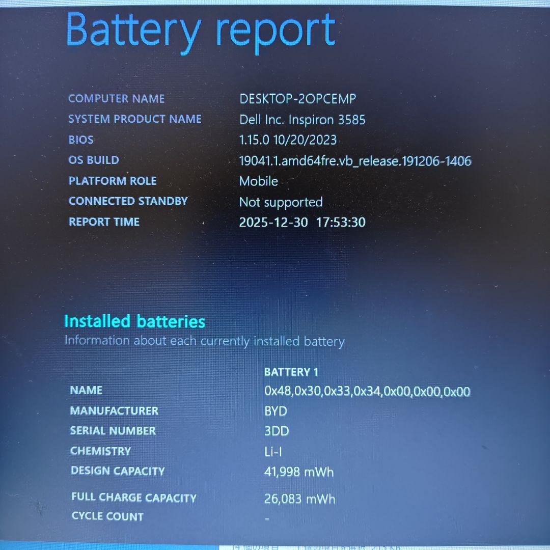 dell ノートパソコン Windows 10 Inspiron 3585