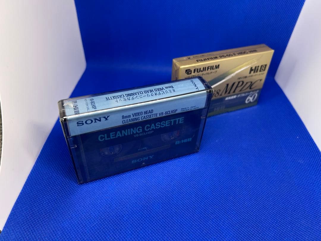 【未開封】8㎜ビデオクリーニングカセッSONY V8-6CLHSP +テープ