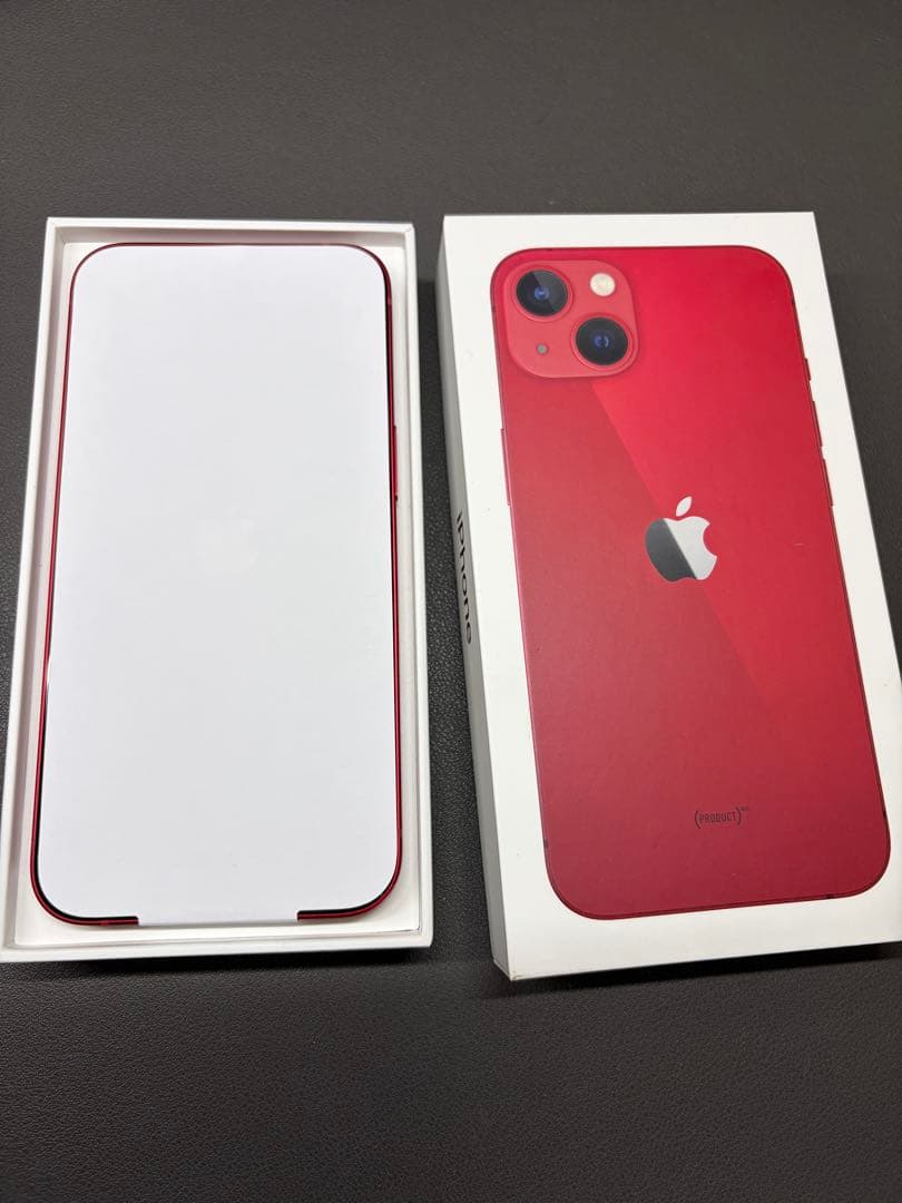 Apple iPhone 13 (RED) 化粧箱ケーブル新品付