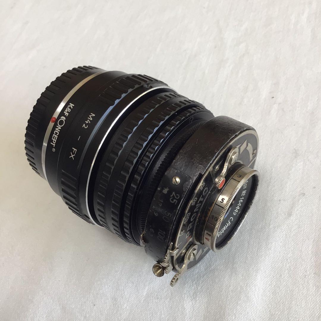 独製Corygon7.5cmとフジナー7.5cm富士Xマウント2本レンズセットB