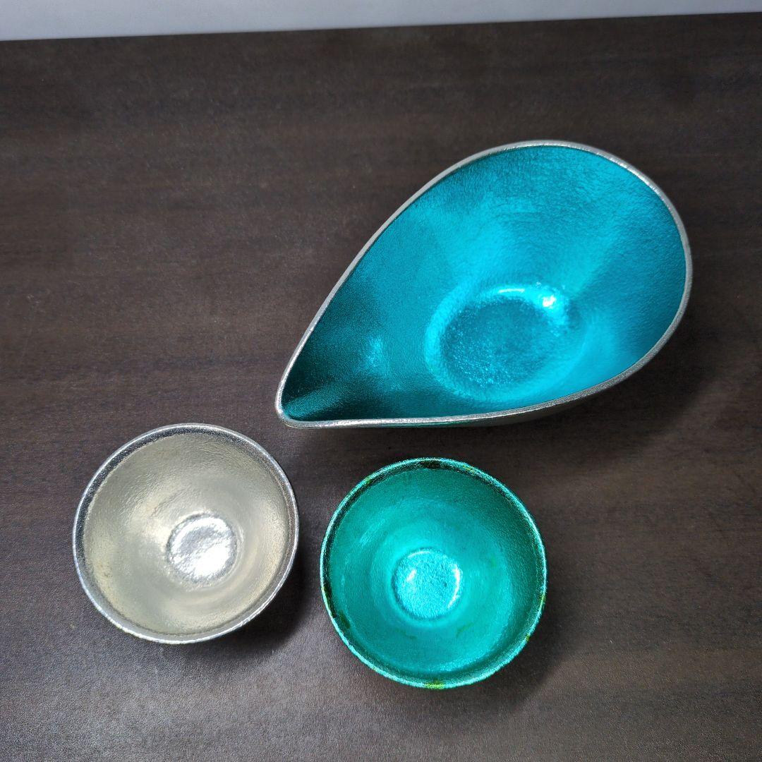 能作 「fujimaki blue」 酒器セット(片口 小 + 盃 二客)