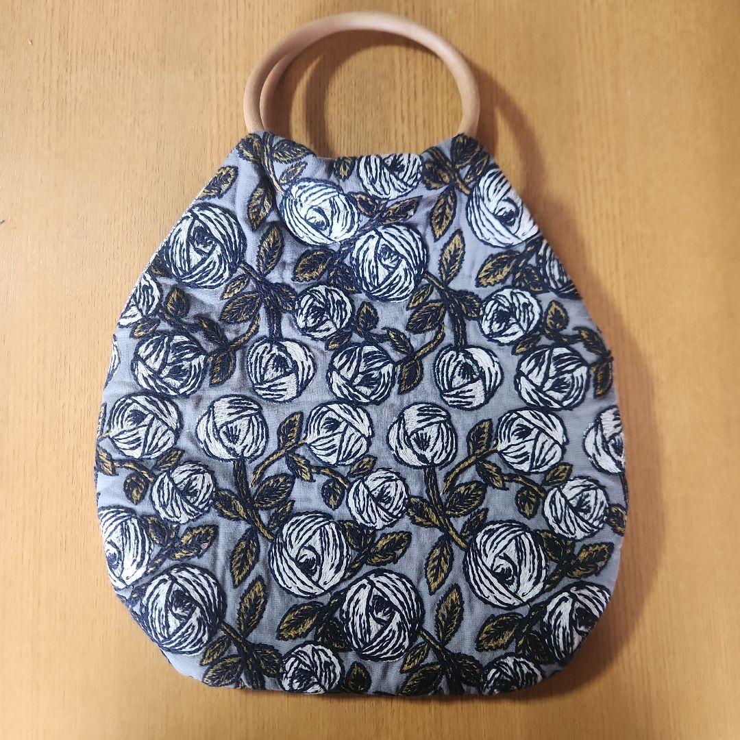 ミナペルホネン　rosy　ハンドメイド　バッグ