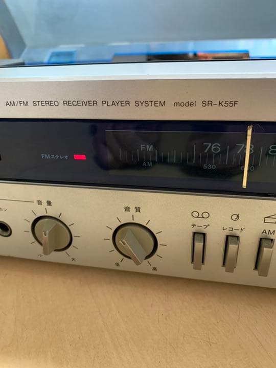 コロンビア　SR-K55F レコードカセットプレイヤー