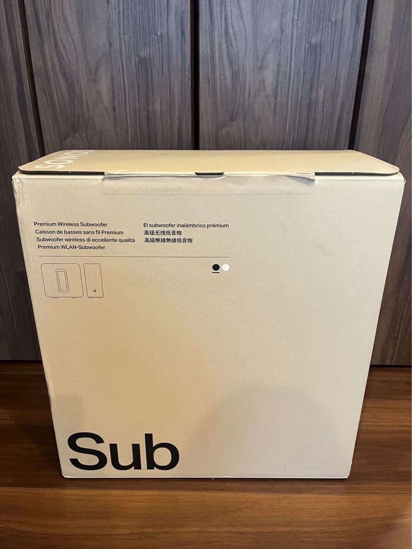 Sonos Sub Gen3 ワイヤレスサブウーファー ブラック