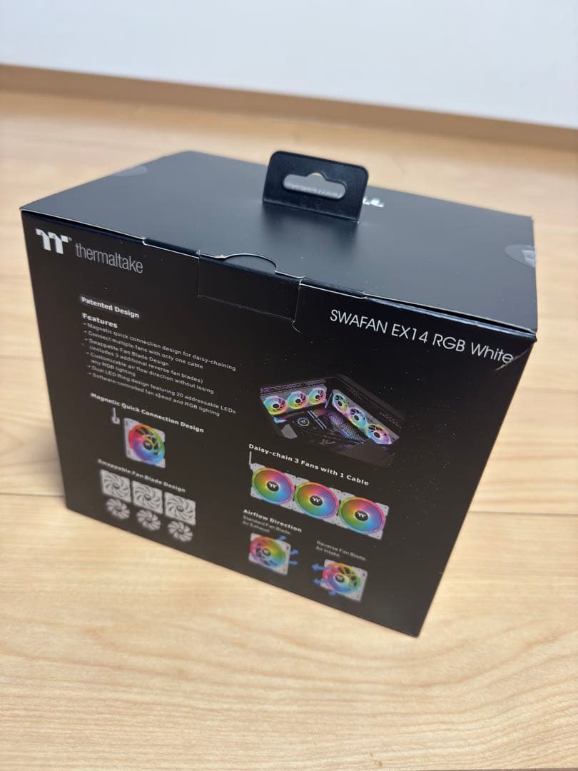 PC用ファン・クーラー Thermaltake SWAFAN EX14 RGB White