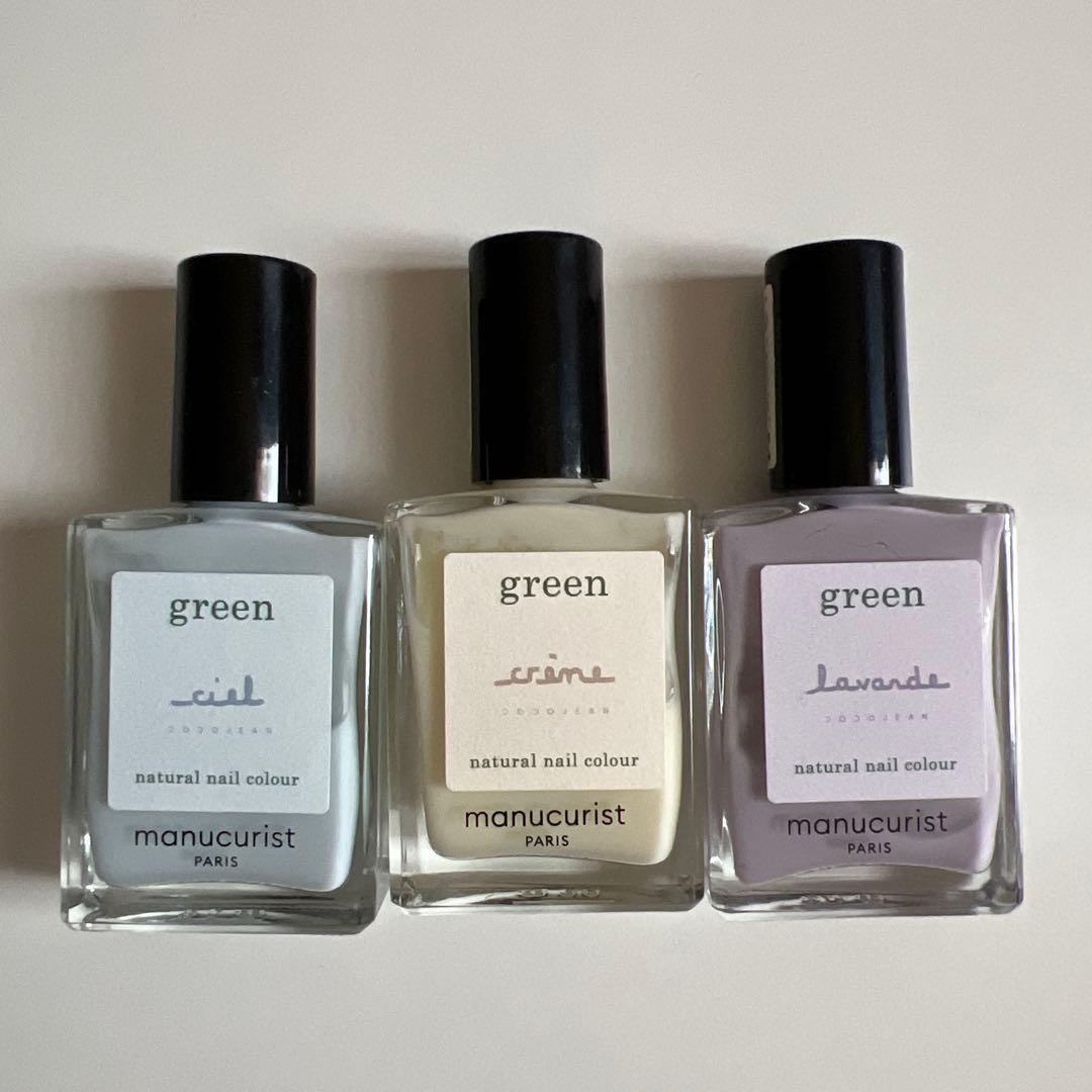 ： green nail 3set