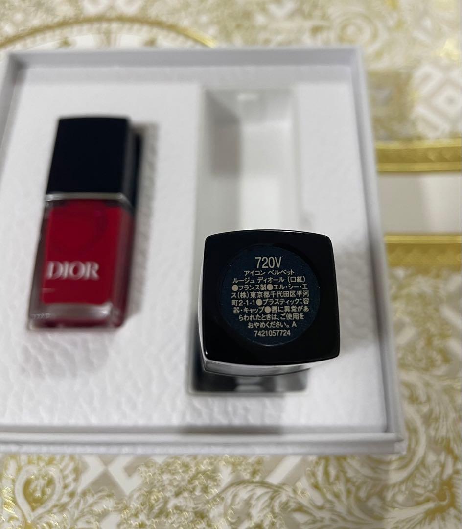 Dior 誕生日プレゼント/ノベルティ 1万円相当 口紅-ネイルセット　新品
