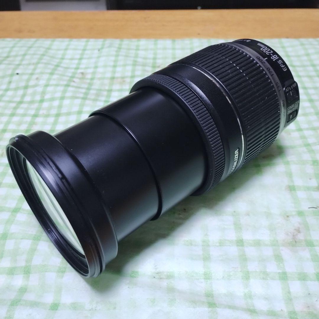 CANON、EF−S、18−200mm、Ｆ3.5−5.6、IS