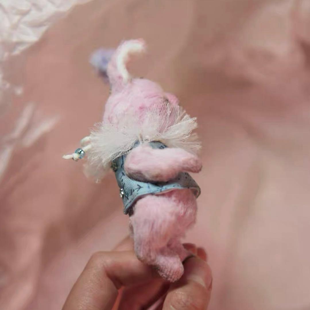 キュートなうさぎちゃん アーティストベア ミニチュア ハンドメイド 海外作家様
