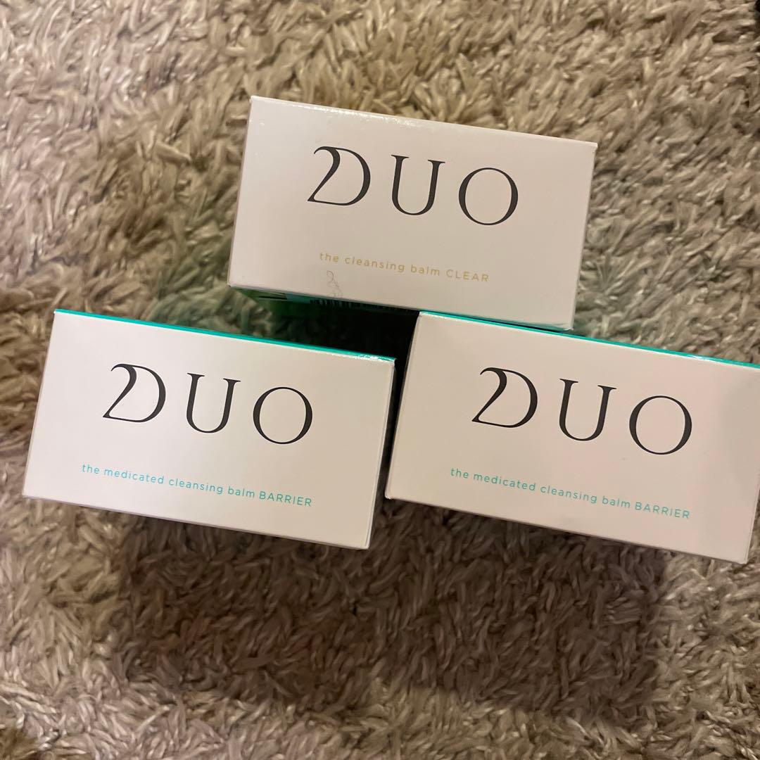 新 DUO クレンジングバーム バリア 敏感肌用　クリア3個セット