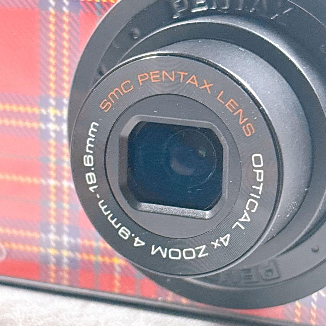 PENTAX Optio RS1000 コンデジ レトロ デジカメ 着せ替え 黒