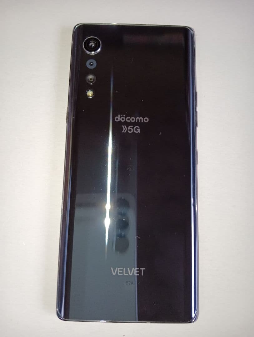 【画面割れジャンク】LG VELVET L-52A ドコモ SIMロック解除済み