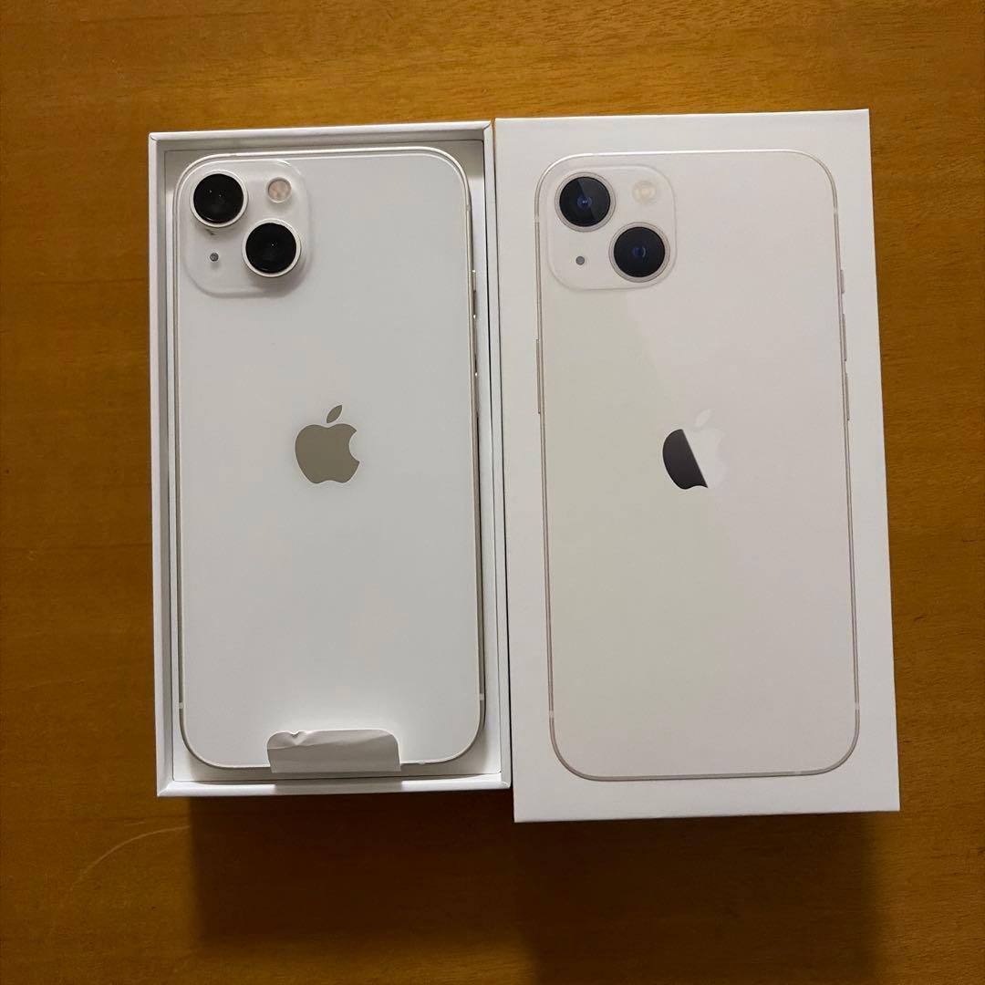 【美品】iphone13 スターライト128GB