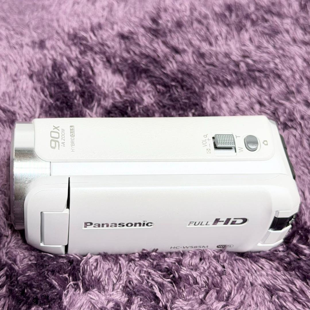 ☆美品 パナソニック HC-W585M W ホワイト HDビデオカメラ 64GB