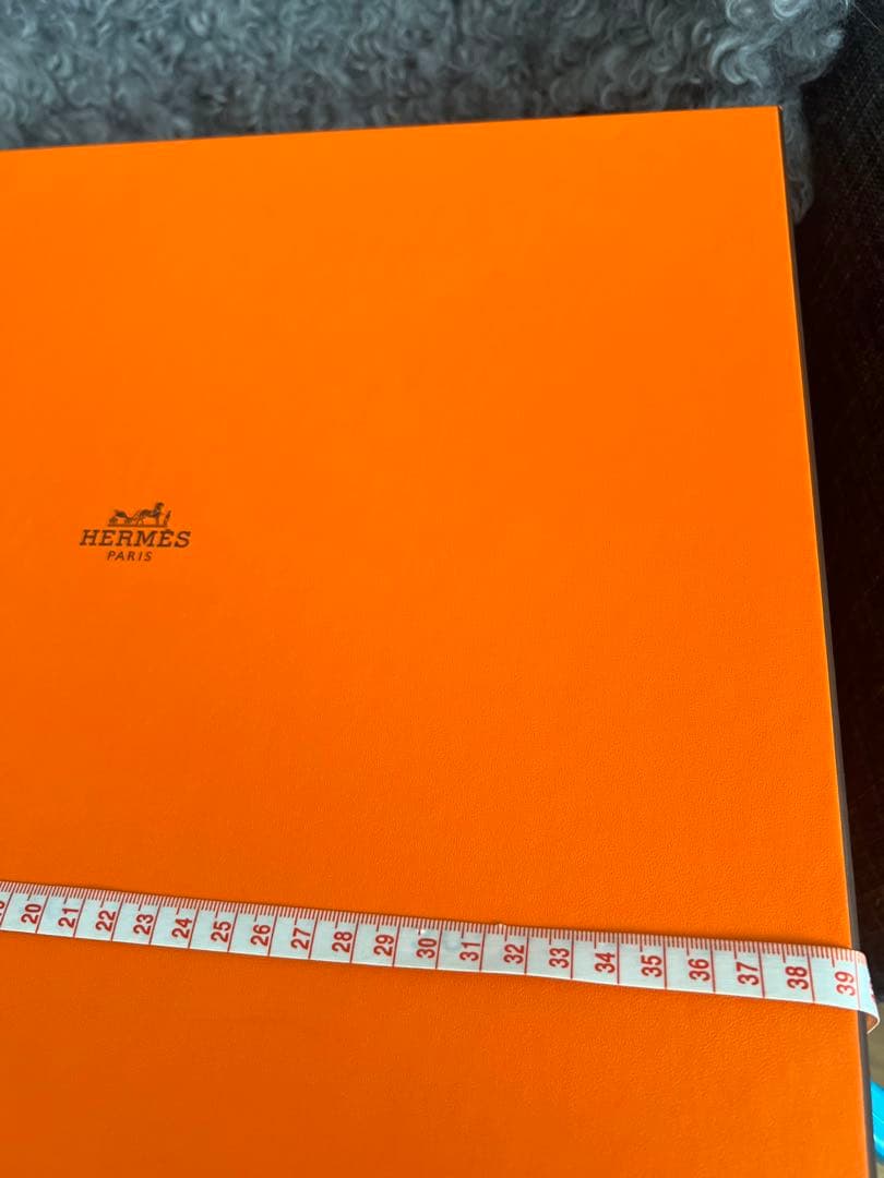 HERMES オレンジ ギフトボックス　保存袋　ボリード31