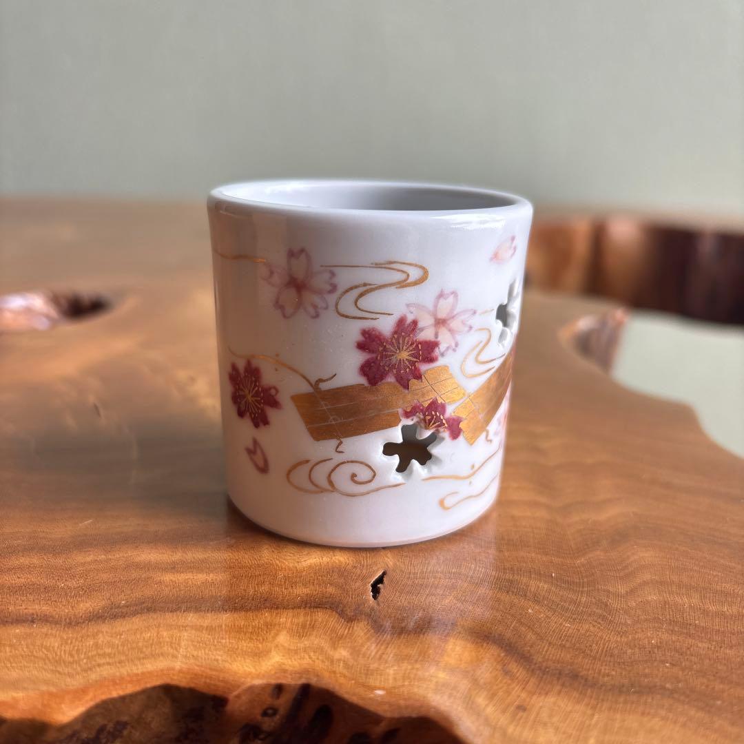 染付釉裏紅 寺尾陶象造 茶道具 共箱