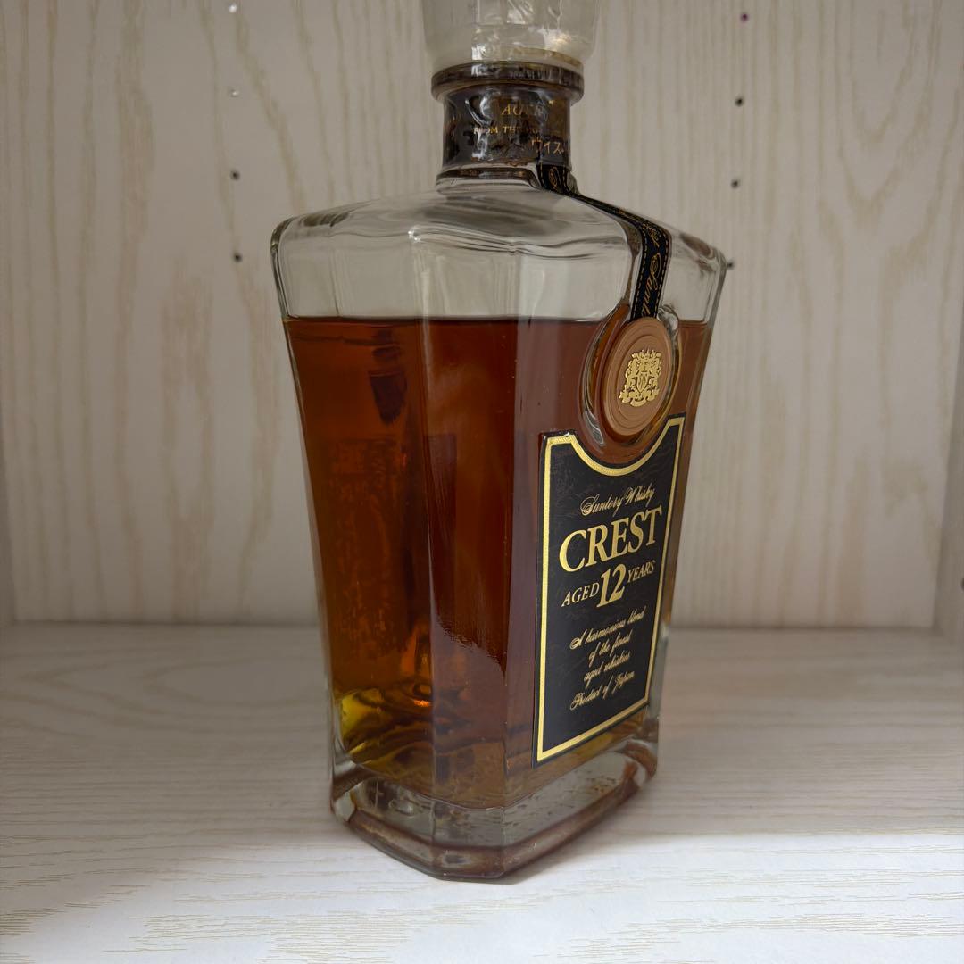 古酒 クレスト12年 デキャンター 未開封