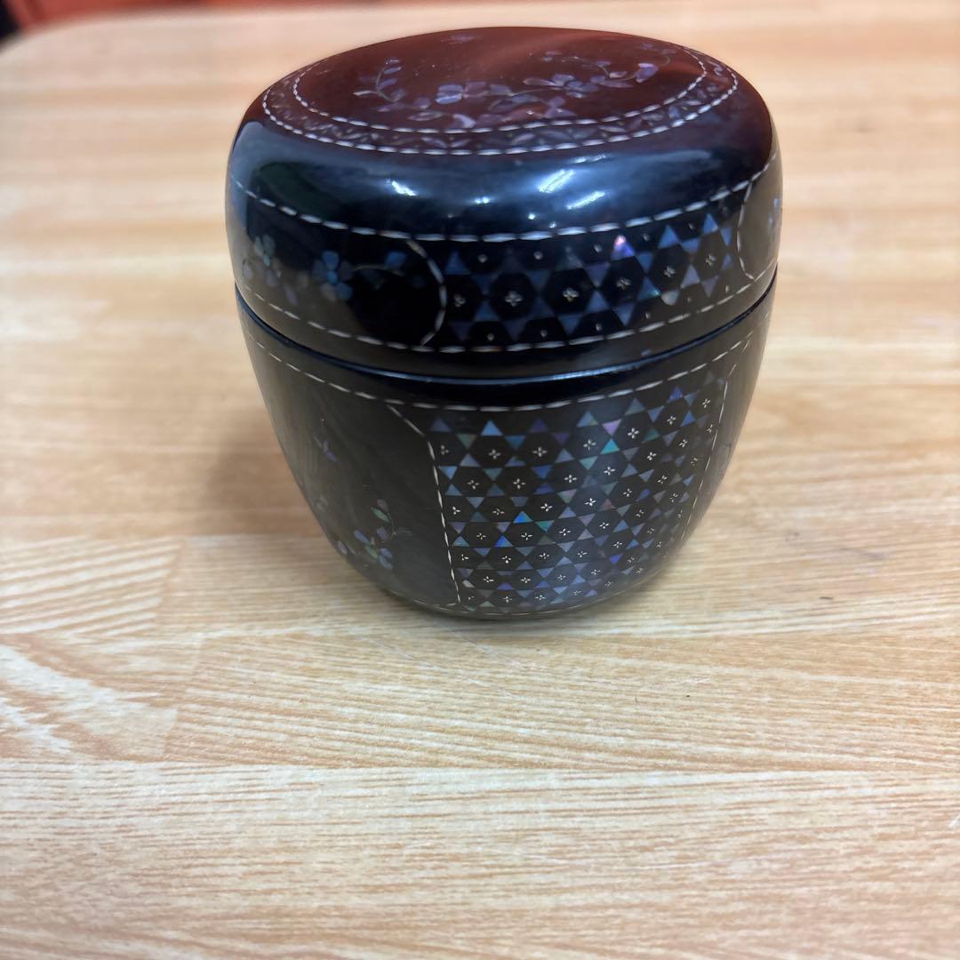 螺鈿細工 棗 茶入 茶道具