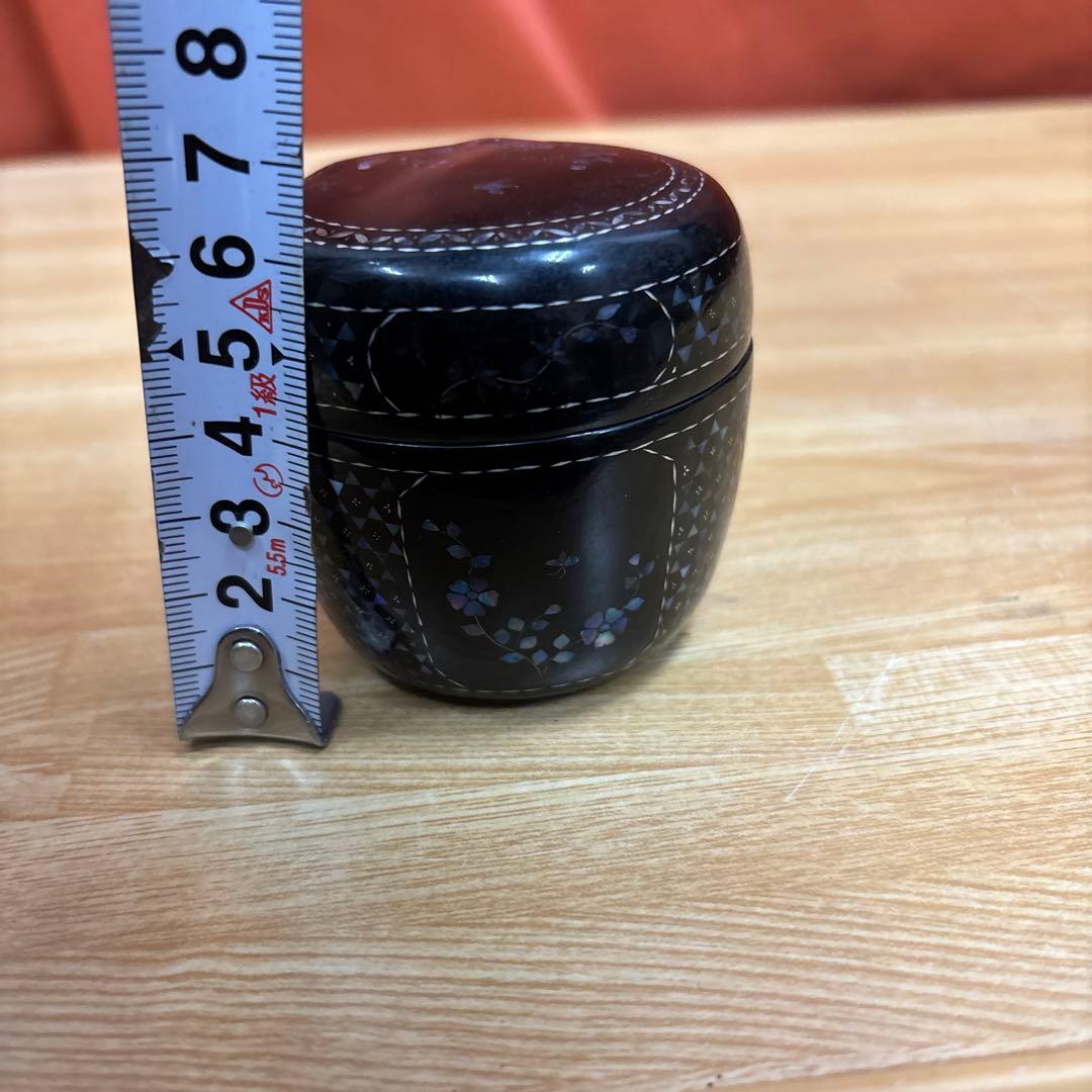 螺鈿細工 棗 茶入 茶道具