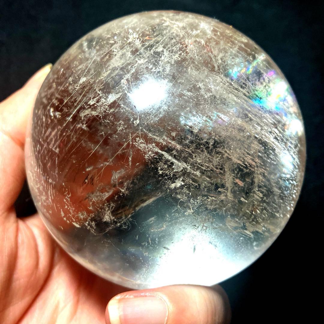 超特大　83mm ゴールドルチルクォーツ　金針水晶　パワーストーン