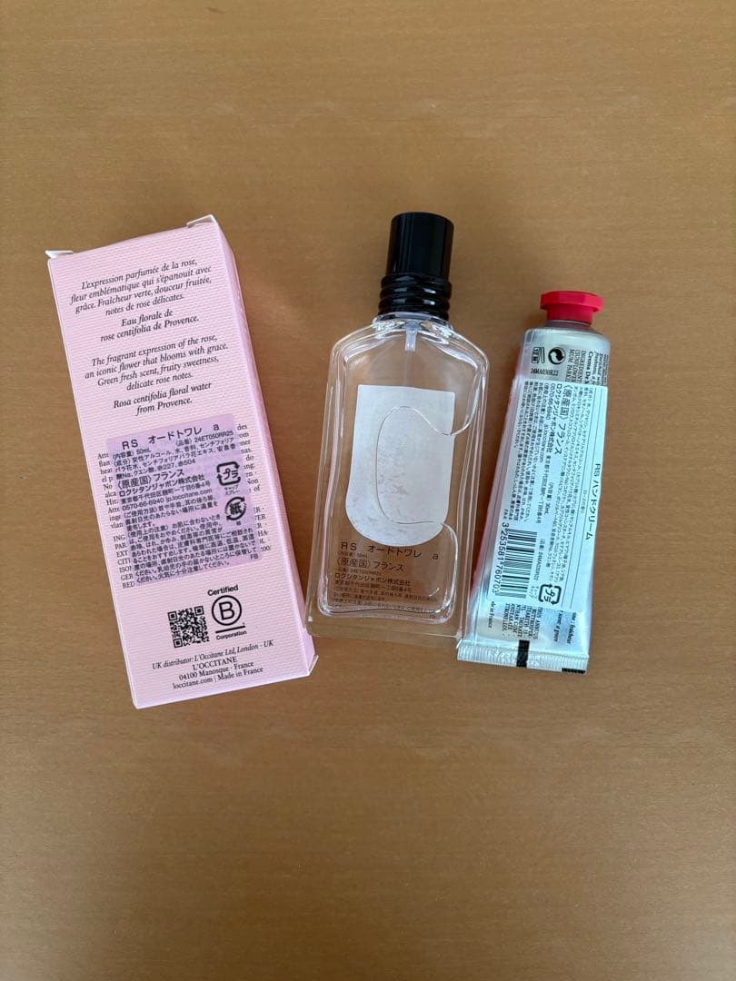 ロクシタン ローズ ROSE オードトワレ 50ml & ハンドクリーム