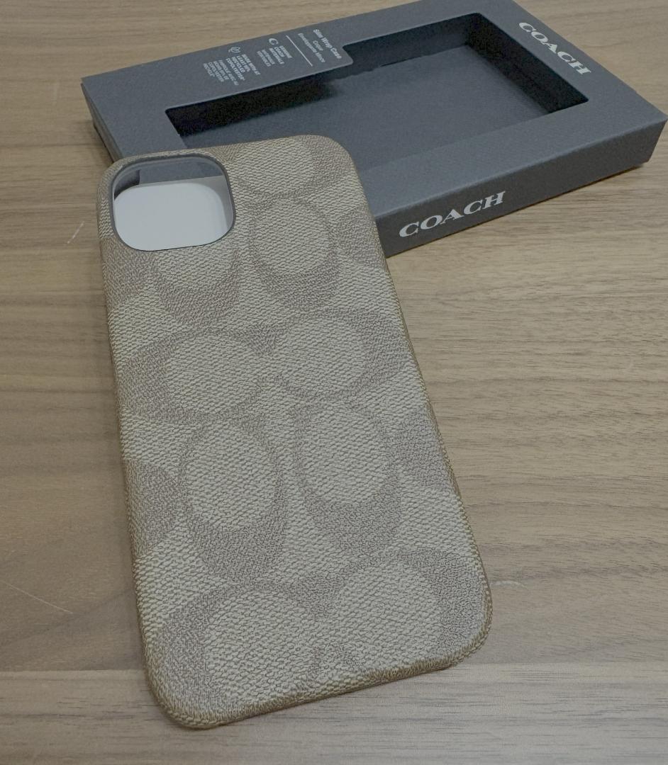 新品 コーチ COACH IPHONE 15 ケース・シグネチャー キャンバス