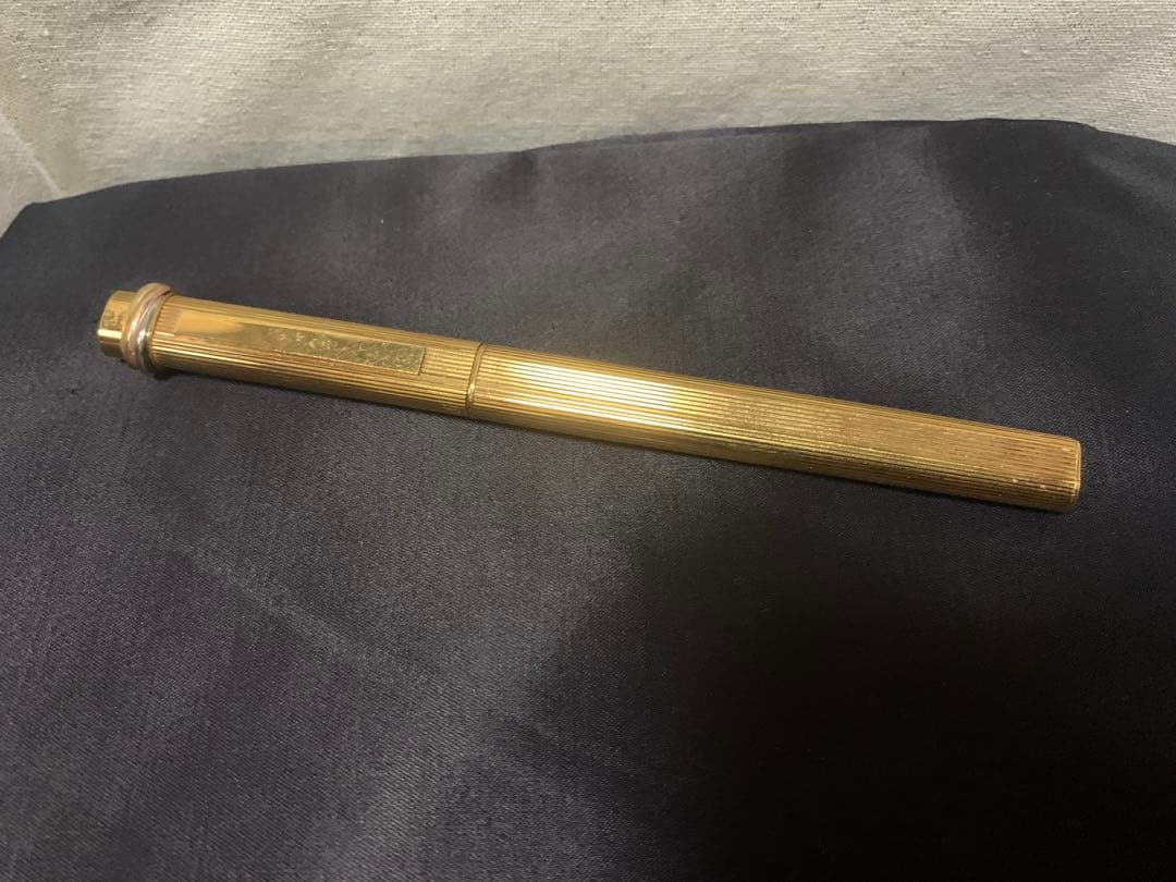 Cartier カルティエ トリニティ ボールペン ゴールド キャップ式