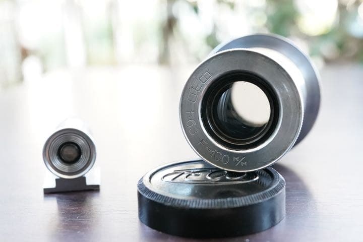 1936年製 戦前レンズ FED 100mm F6.3 ファインダーセット