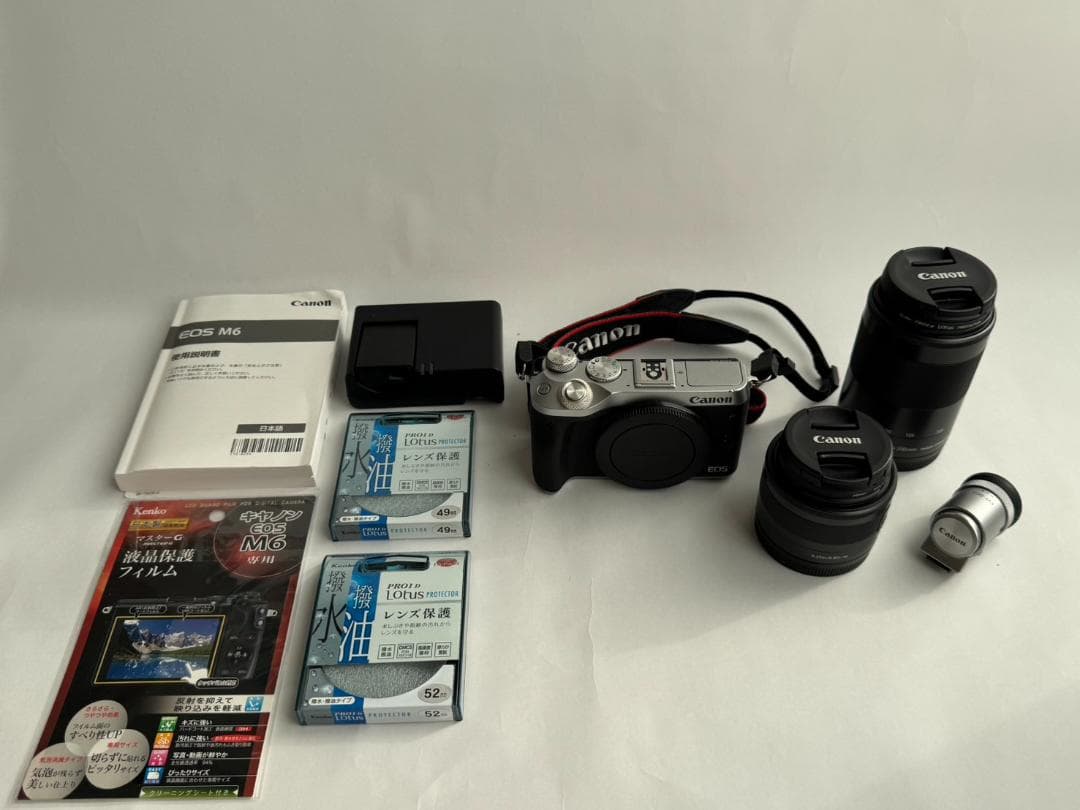 【本体&レンズ2種＆EVF付】Canon EOS M6 ダブルズームEVFキット