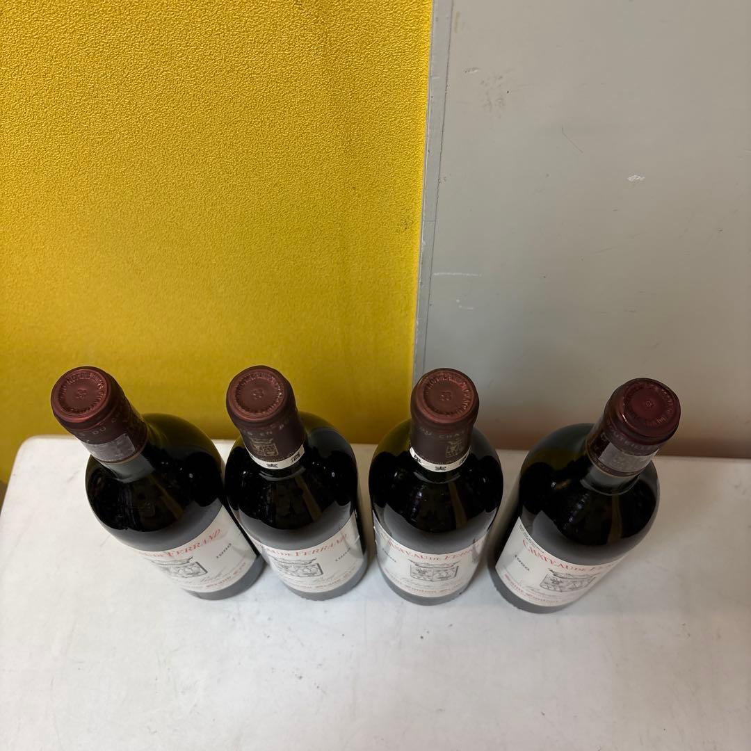 a4本 CHATEAU DE FERRAND 1986 赤ワイン