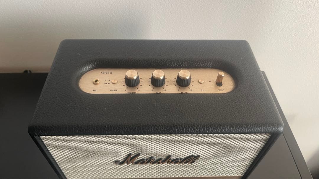 【人気モデル】Marshall ACTON II ワイヤレススピーカー ブラック