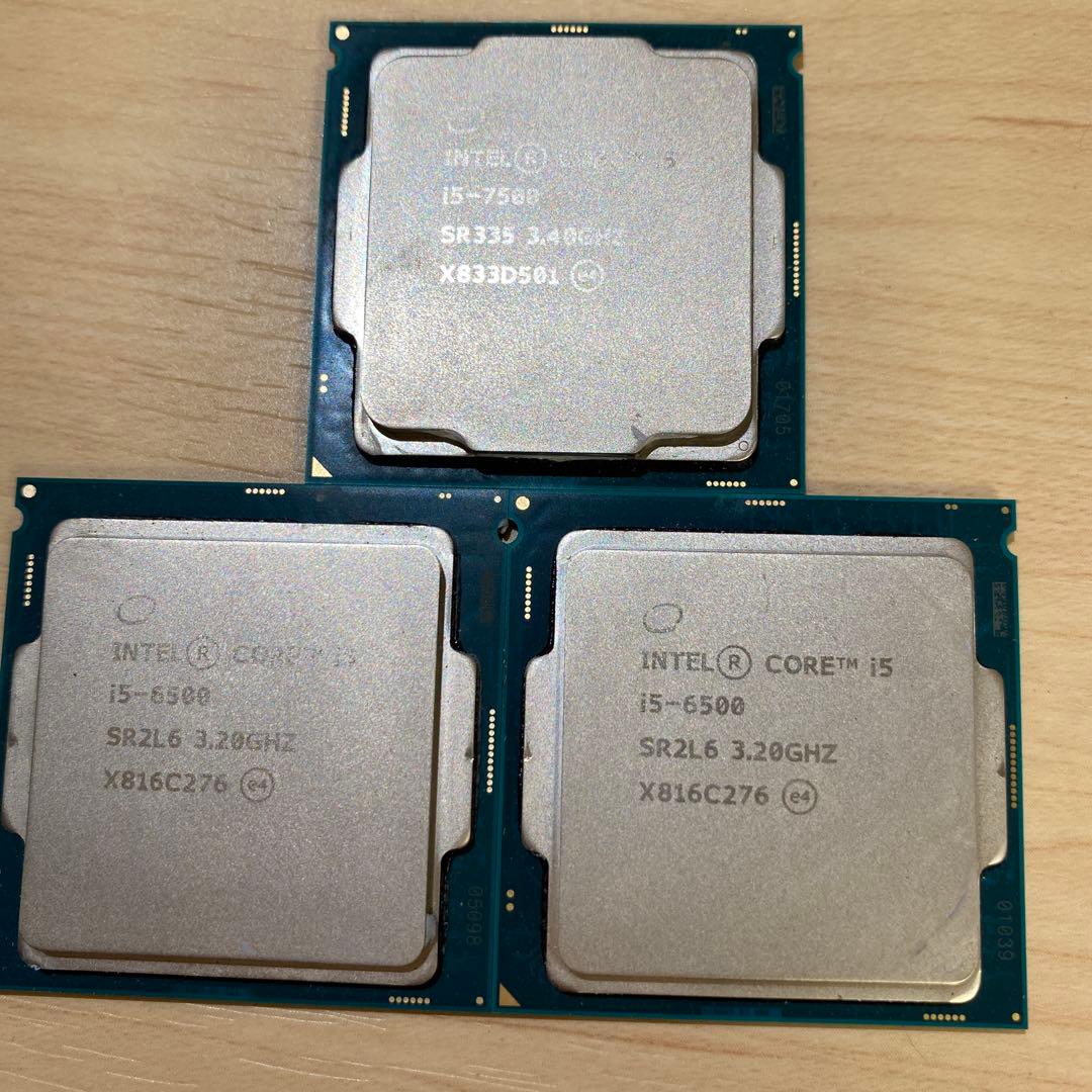 F*u様 CPU-i5-7500/1枚。 i5-6500/2枚