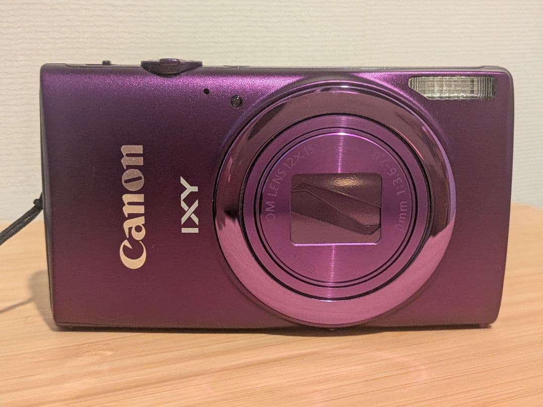 【美品】Canonコンパクトカメラ IXY 630 パープル　付属品・ケース付き