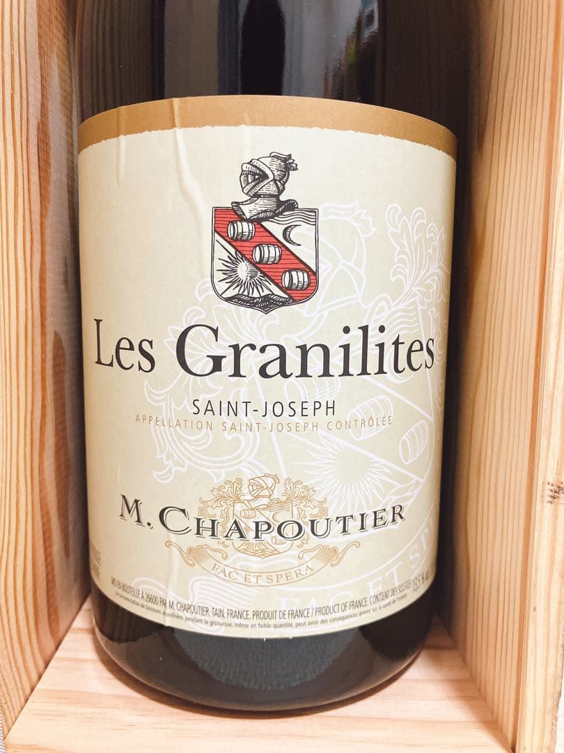 Les Granilites rouge 2015 3L 木箱入り
