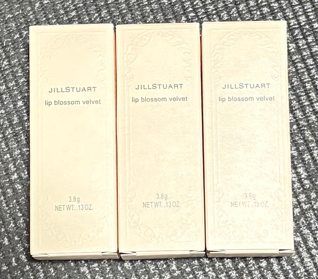 新品JILLSTUART lip blossom velvet trio 3本