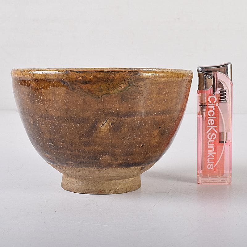 茶道具　尾張藩隠し窯　尾呂焼　茶碗　時代箱付　M　R8129