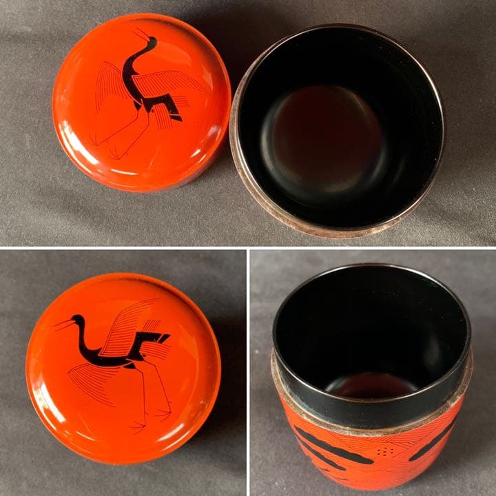D758 送料無料　曙棗　洋鳳　漆器　茶道具　茶室　茶道　共箱
