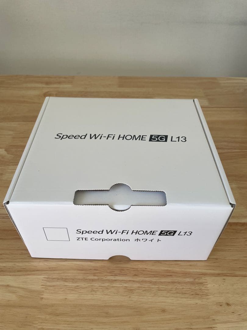 Speed Wi-Fi  5G L13 ホワイト　【美品】