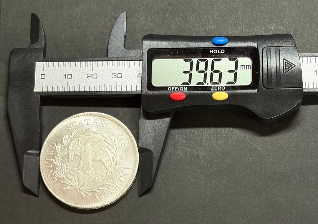 1796年 ドレイプドバストドル 大型銀貨 約26.71g 米国古銭