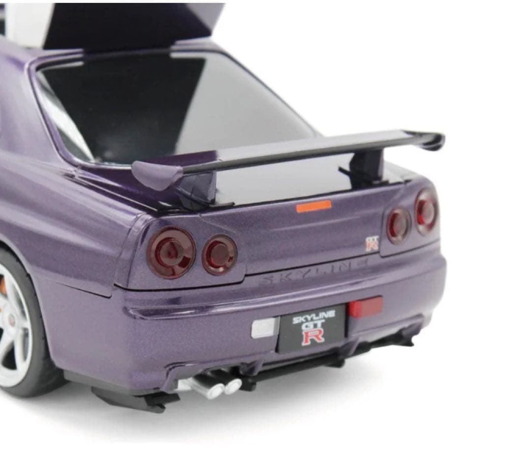 パープル　スカイラインGT-R ウエットティッシュケース