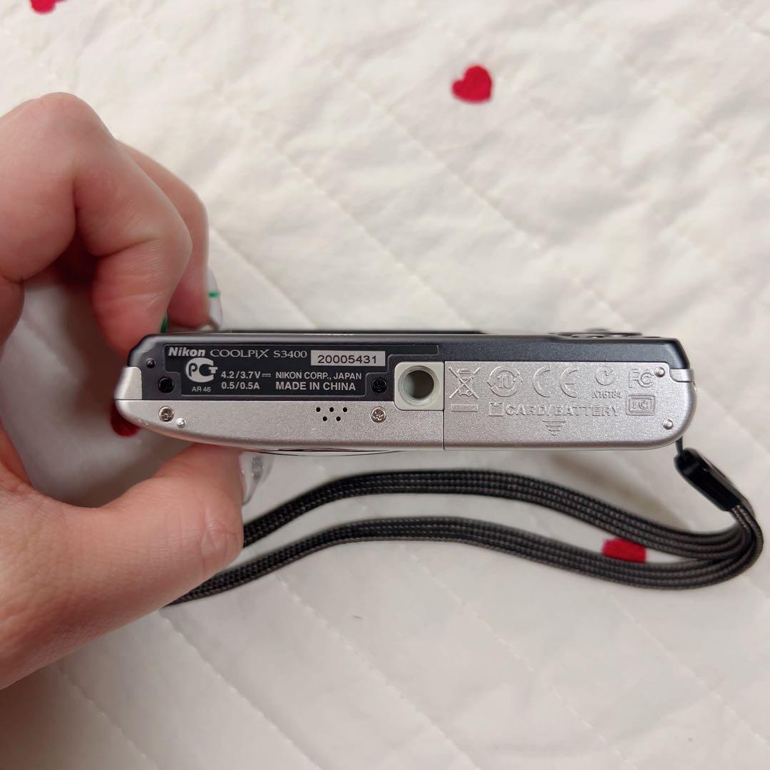 【動作確認済】Nikon COOLPIX S3400 デジカメ コンデジ