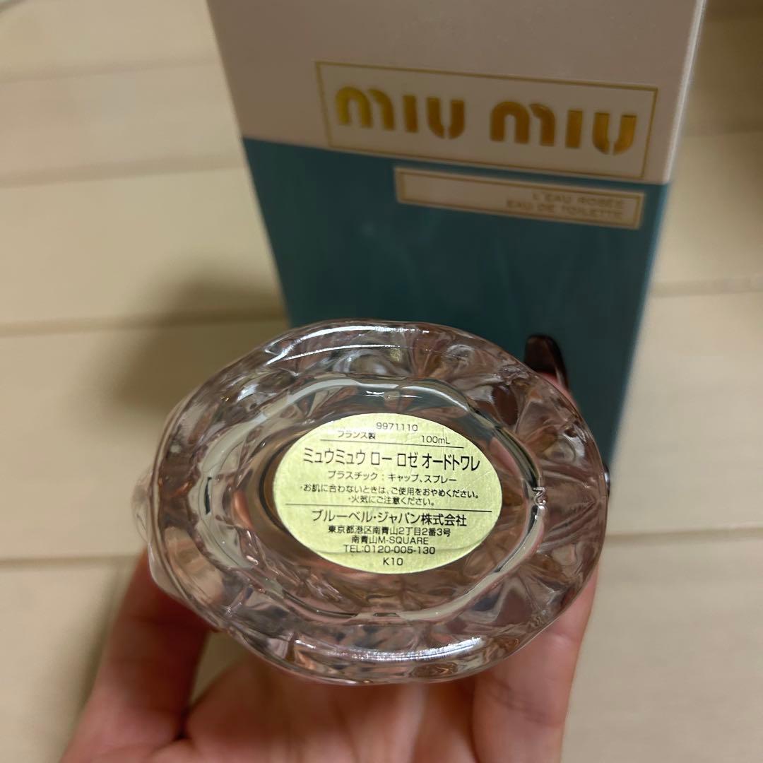 MIUMIU ミュウミュウ 香水 ローロゼオードトワレ