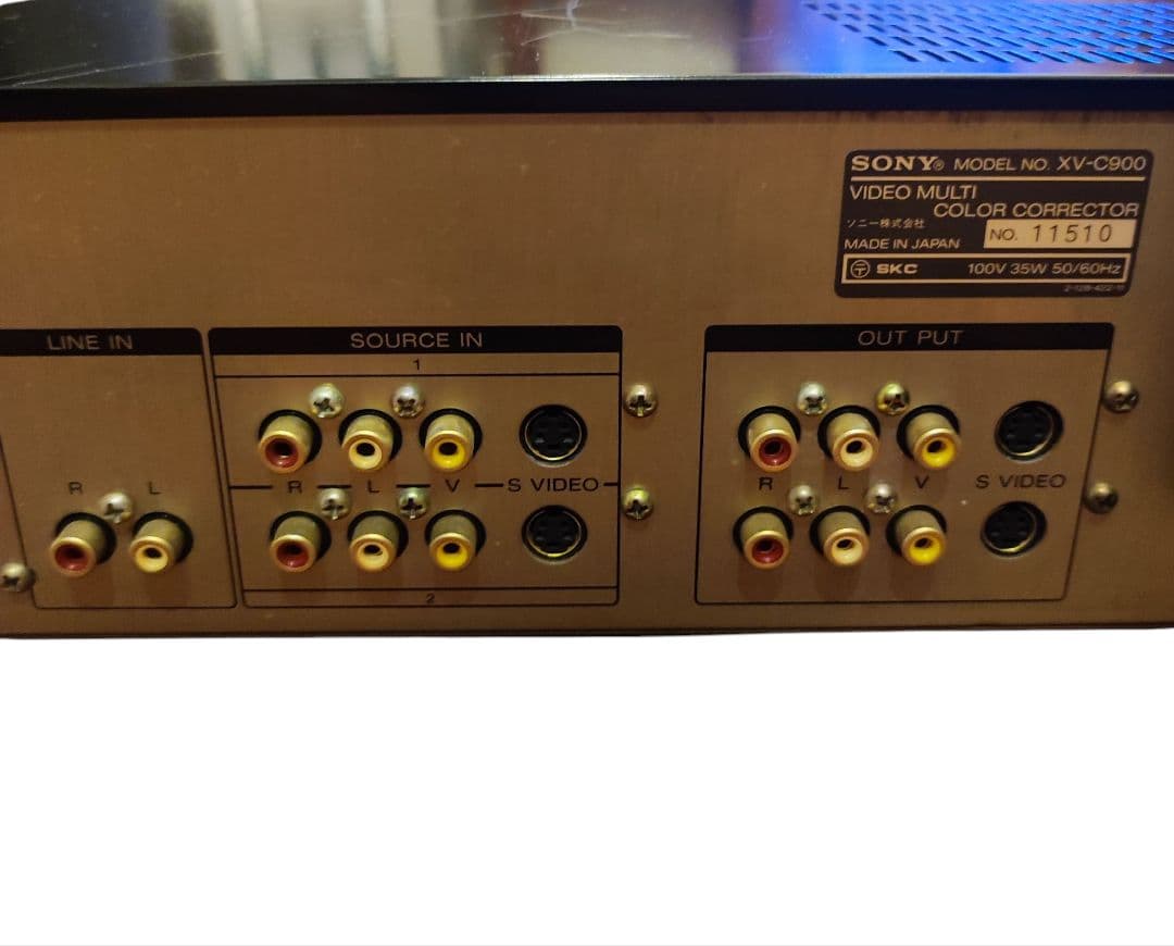SONY XV-C900 ビデオマルチカラーコレクター